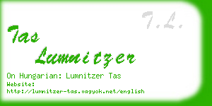 tas lumnitzer business card